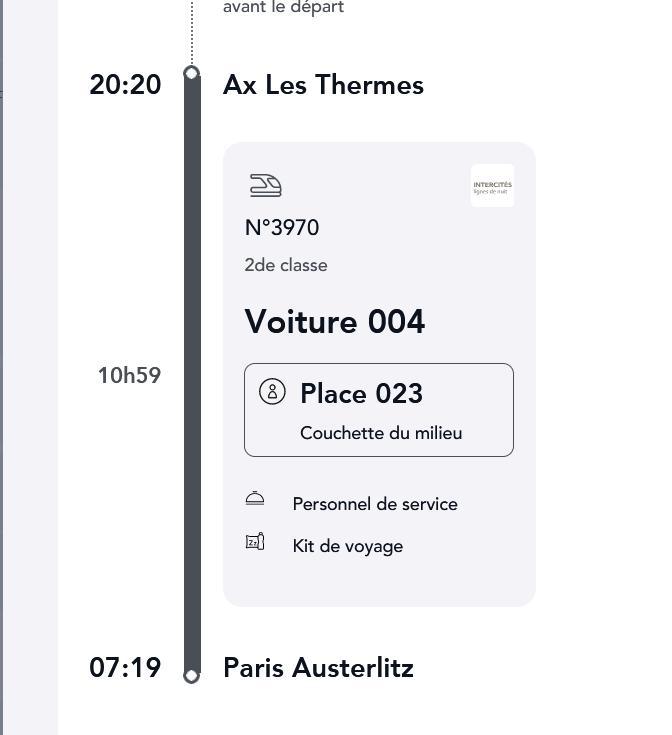 Train de nuit retour